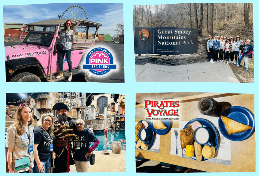 dreams come true at dollywood - pink jeep tours and pirates voyage dinner show